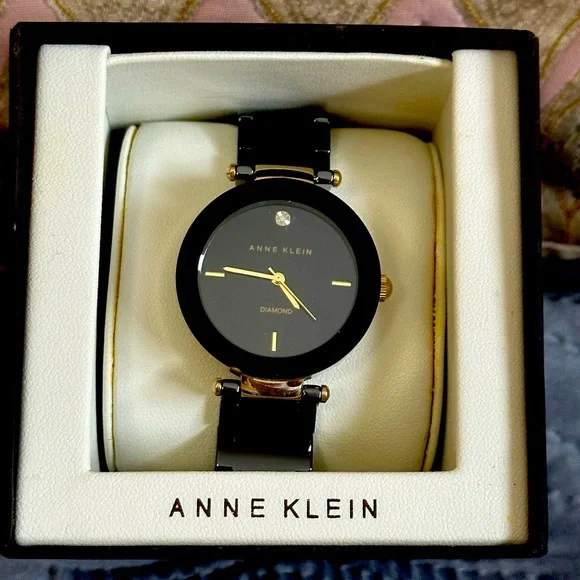 Anne Klein | Accessories | Anne Klein Watch Black Gold With  display picture 3